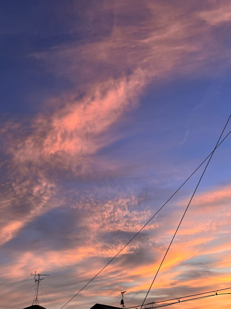 美しい夕焼け空