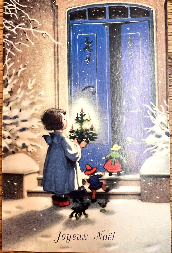 クリスマスカードを買って
