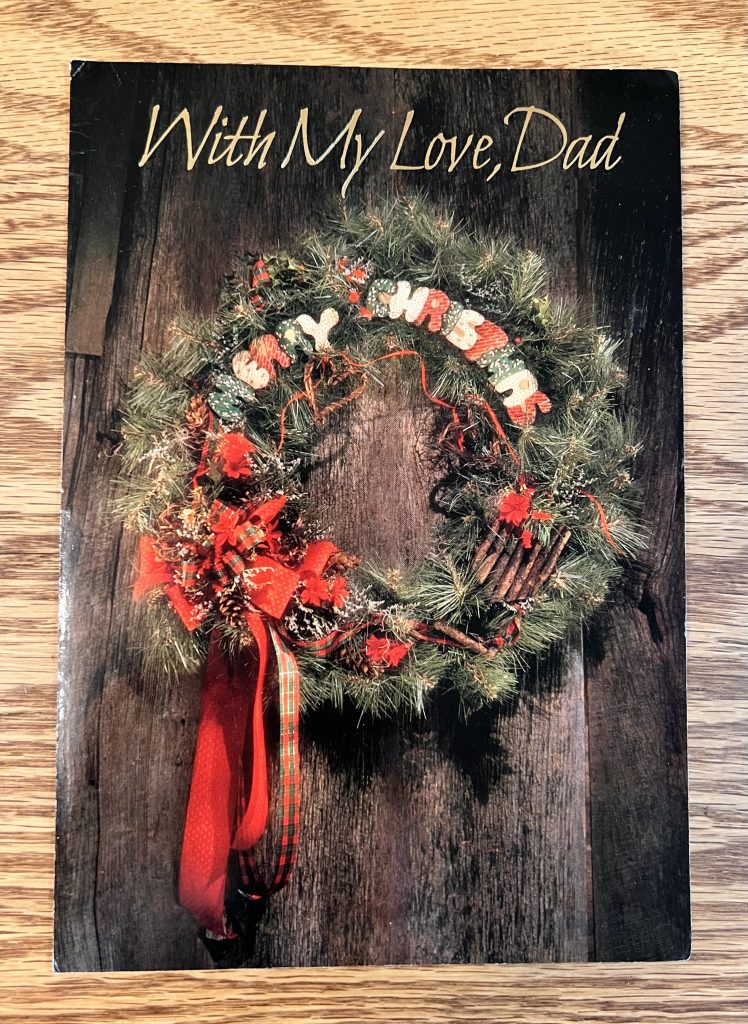 懐かしいクリスマスカード